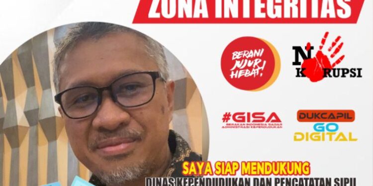Disdukcapil Pinrang:Selamat Datang di Zona Integritas Menuju Wilayah Bebas Korupsi dan Birokrasi Bersih Melayani!