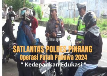 Diduga Hindari Razia,Puluhan Pengendara Motor Balik Arah