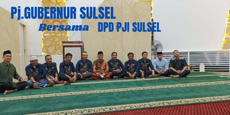 PJ Gubernur Sulsel Prof Zudan Arif Fakrulloh Terima Kunjungan Audiens Pengurus DPD PJI Sulsel