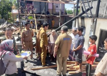 Pemkab Salurkan Bantuan Tunai,Warga Terdampak Bencana Kebakaran