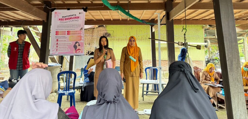 Mahasiswa KKN -PK UNHAS Penyuluhan Cegah Stunting dan Pentingnya ASI Eksklusif