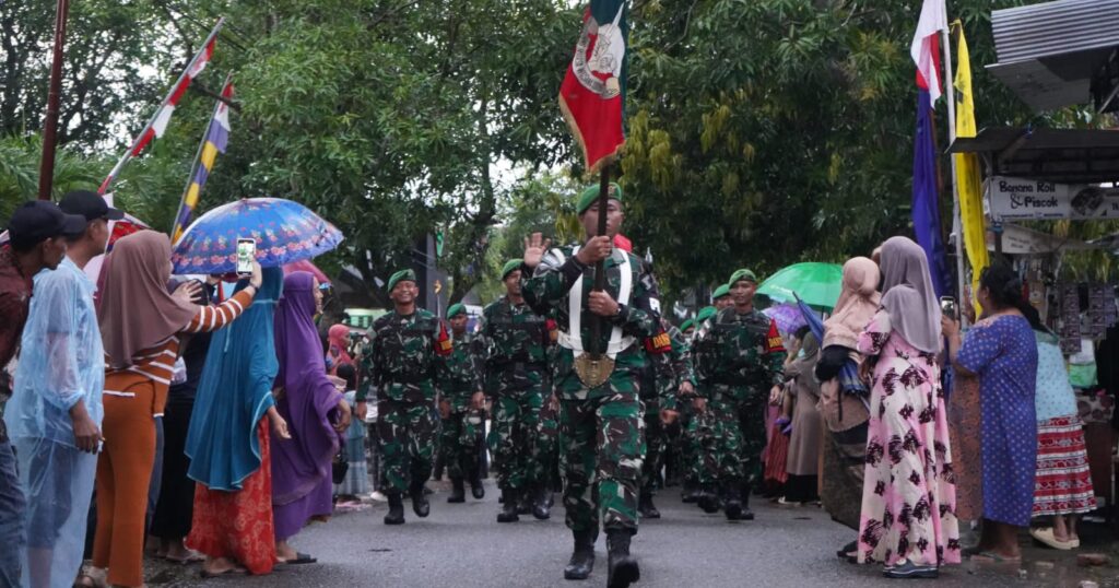 Pasukan Baret Hijau 721/Makkasau Telah Kembali,Usai Tugas di Papua
