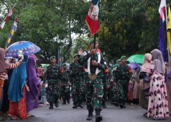 Pasukan Baret Hijau 721/Makkasau Telah Kembali,Usai Tugas di Papua