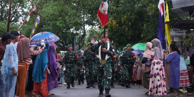 Pasukan Baret Hijau 721/Makkasau Telah Kembali,Usai Tugas di Papua