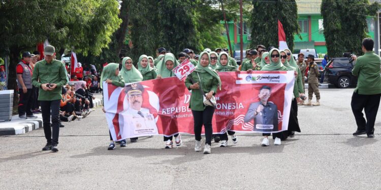 Pemkab Pinrang Gelar Upacara Pembukaan Lomba Olahraga, Meriahkan HUT Kemerdekaan RI ke-79