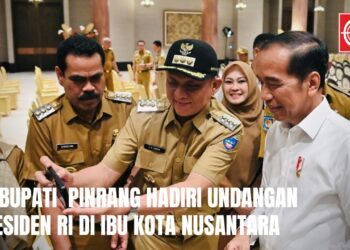 Pj.Bupati Pinrang Hadiri Undangan Presiden RI Joko Widodo