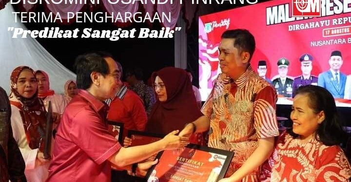 Kominfosandi Pinrang Meraih Penghargaan, Predikat Sangat Baik.