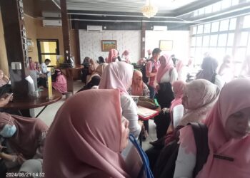 Antrian Pembuatan SKCK Membludak di Mapolres Pinrang