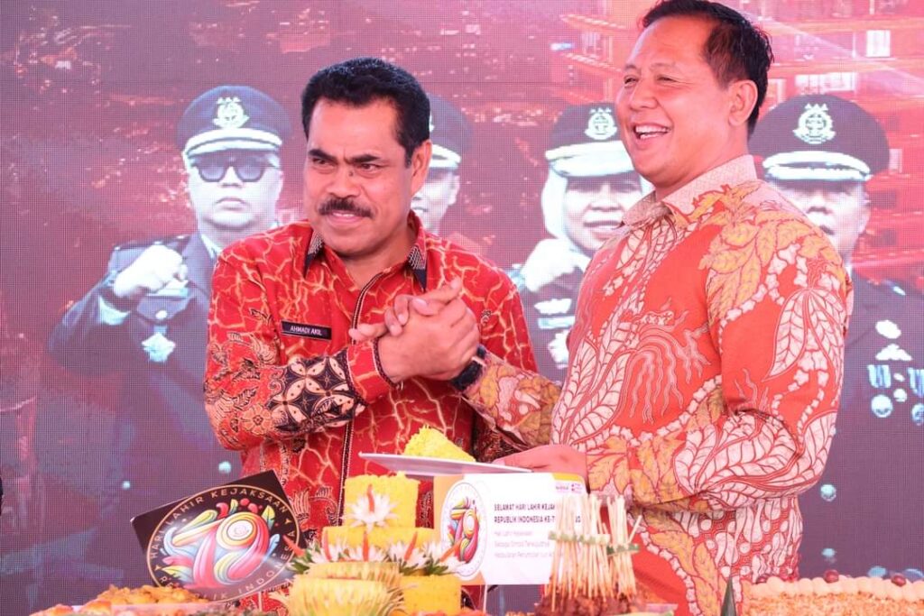 Pj.Bupati Pinrang Hadiri Resepsi Hari Lahir Kejaksaan RI ke-79