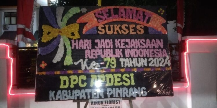 Ketua APDESI Pinrang Syamsul Taju Menghadiri Peringatan Hari Lahir Kejaksaan Ke-79