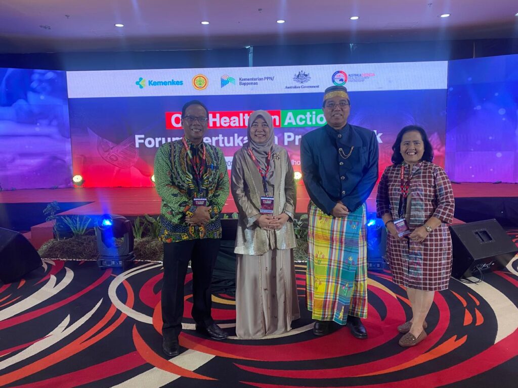 Dinkes Pinrang dan Dinas Peternakan Hadiri Kegiatan Kemitraan Indonesia -Australia (AIHSP) di Makassar