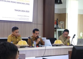 Pj.Bupati Pinrang Pimpin Rakor dan Sosialisasi Dokumen Kajian Risiko Bencana
