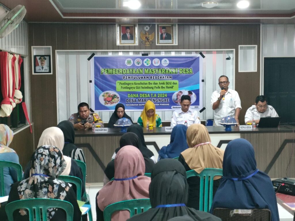 Desa Maritenggae Dengan Prevalensi Stunting terkecil”ini Kata Kades
