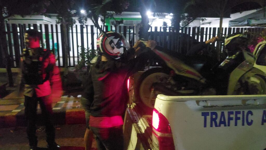 Cegah Maraknya Balapan Liar Polres Pinrang Gelar Patroli