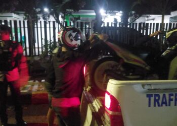 Cegah Maraknya Balapan Liar Polres Pinrang Gelar Patroli