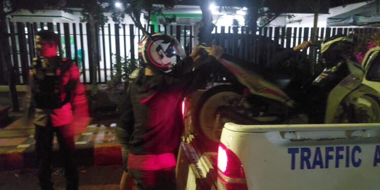 Cegah Maraknya Balapan Liar Polres Pinrang Gelar Patroli