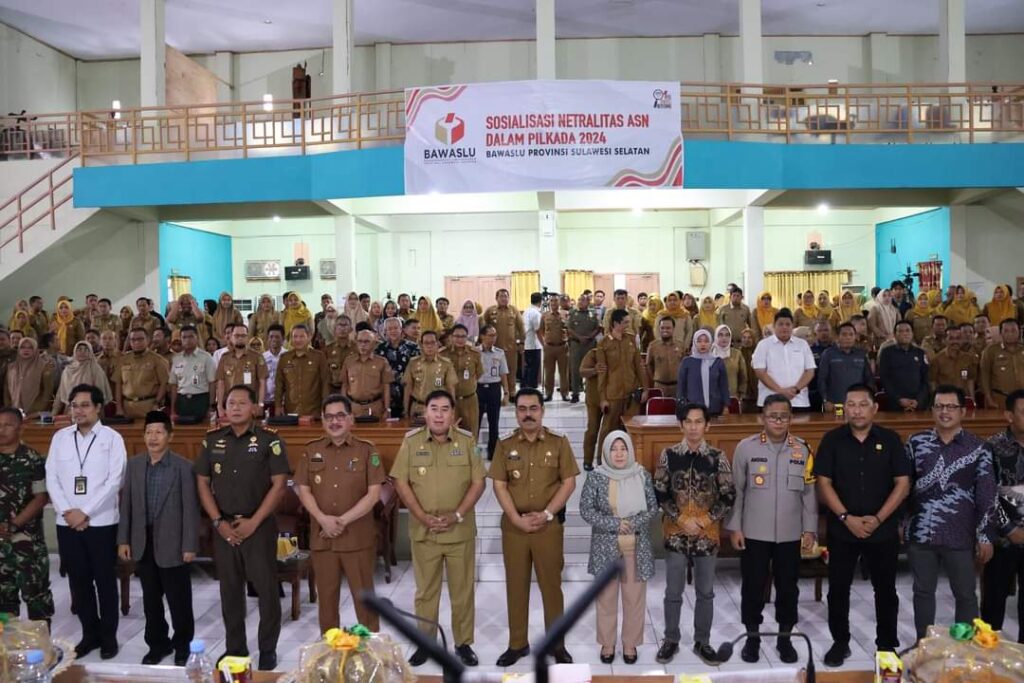 Bawaslu Provinsi Sulsel Gelar Sosialisasi Netralitas ASN di Pinrang