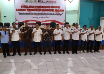 Sosialisasi Pencegahan Korupsi Dihadiri, Forkopimda,Camat,Lurah dan Desa