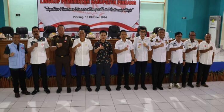 Sosialisasi Pencegahan Korupsi Dihadiri, Forkopimda,Camat,Lurah dan Desa