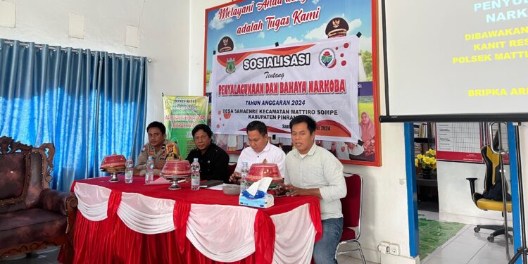 Pemerintah Desa Samaenre Gelar Sosialisasi Penyalagunaan dan Bahaya Narkoba