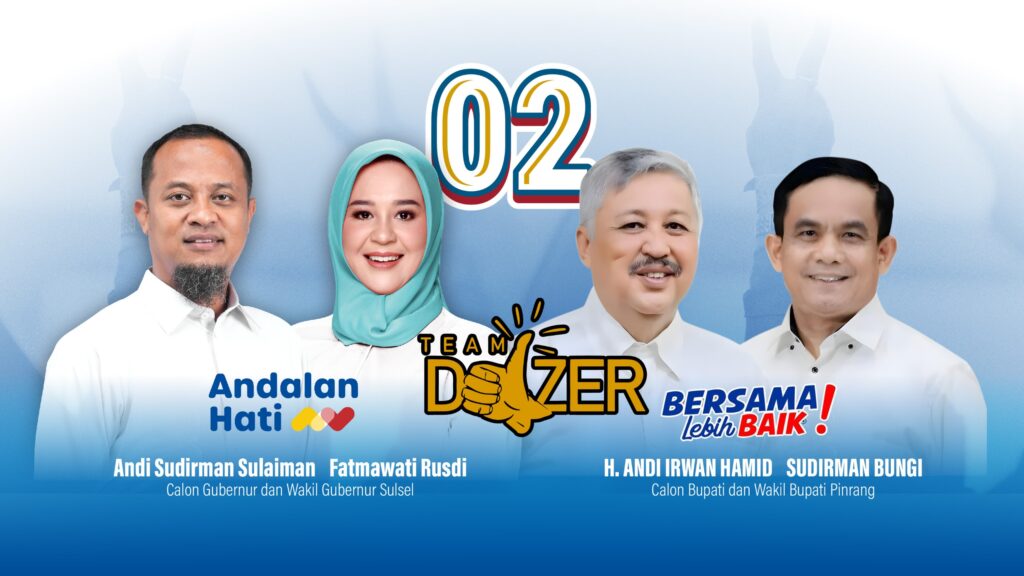 Panglima Dozer Rully Rozano: Relawan Pinrang Menangkan 02 Iwan-Sudirman dan Andalan Hati