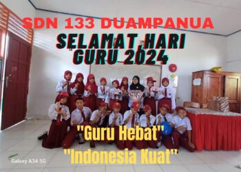 Perayaan Hari Guru Nasional 2024 di SDN 133 Duampanua