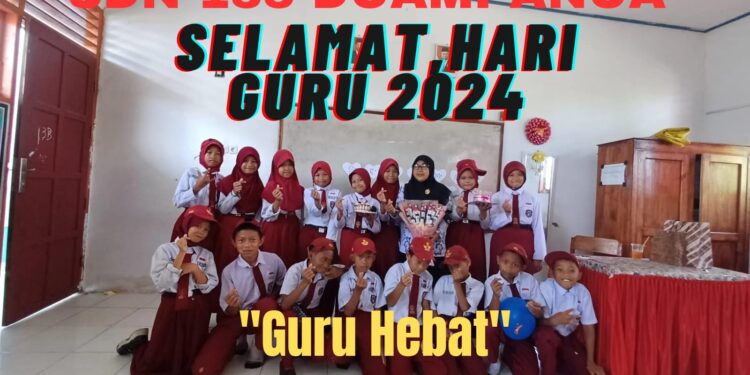 Perayaan Hari Guru Nasional 2024 di SDN 133 Duampanua