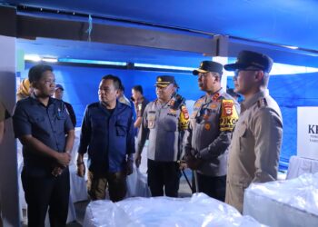 Pj.Gubernur Sulsel Bersama Unsur Forkopimda Sulsel Tinjau Kesiapan Pilkada 2024 di Pinrang.