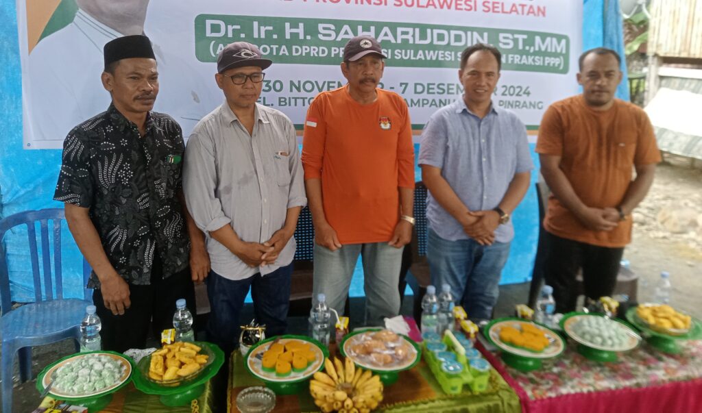 Dr.Ir.H.Saharuddin Pertama Kalinya Gelar Reses di Kelurahan Bittoeng RK1
