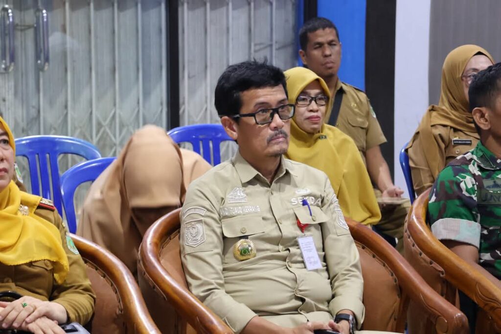 Sekda Pinrang Hadiri Rapat Koordinasi TPID Secara Daring