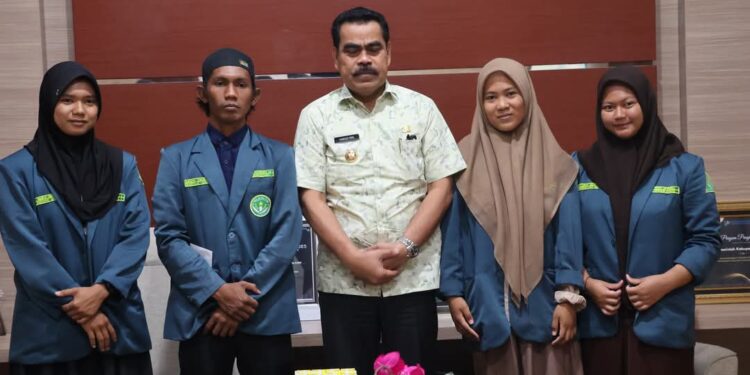 Pj. Bupati Pinrang Terima Kunjungan Pimpinan Daerah Pemuda Muhammadiyah dan Pelajar IPNU Pinrang