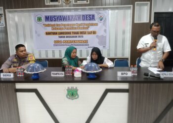 Pemerintah Desa Maritenggae Gelar Musyawarah desa Validasi dan Pendataan Penerima BLT-DD TH 2025