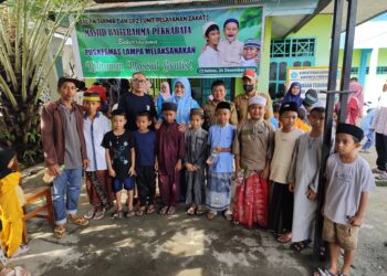 Badan Takmir dan Unit Pengumpul Zakat Masjid Baiturrahman Sukses Gelar Sunatan Massal