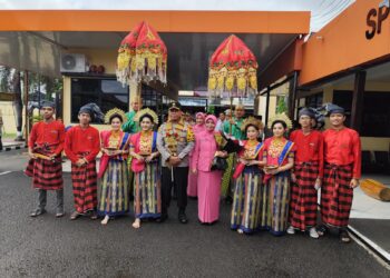 Polres Pinrang Menyambut Kunjungan Kerja Kapolda Sulsel
