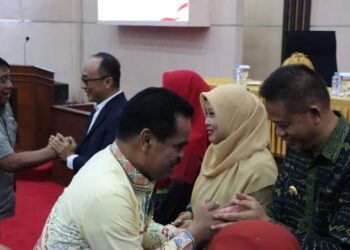 Pj.Bupati Pinrang Menghadiri Sertijab Pj.Gubernur Sulsel di Makassar