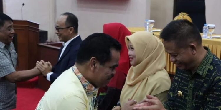 Pj.Bupati Pinrang Menghadiri Sertijab Pj.Gubernur Sulsel di Makassar