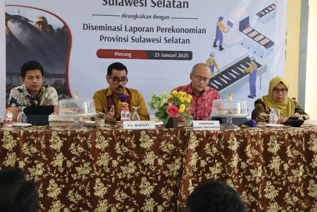 Pj.Bupati Pinrang Hadiri Diseminasi Hasil Joint Research Produk Perikanan Budidaya di MS Hotel