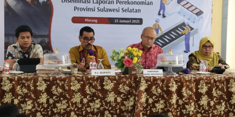 Pj.Bupati Pinrang Hadiri Diseminasi Hasil Joint Research Produk Perikanan Budidaya di MS Hotel
