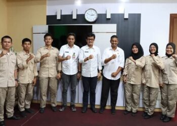 Sekda Pinrang Terima Audiens Sarjana Penggerak Pembangunan Indonesia :Bahas Program Makan Bergizi Gratis