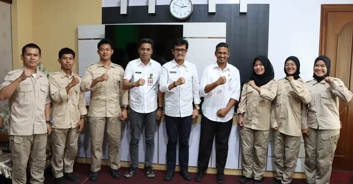 Sekda Pinrang Terima Audiens Sarjana Penggerak Pembangunan Indonesia :Bahas Program Makan Bergizi Gratis