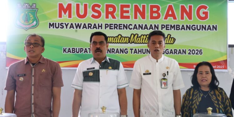 Pj.Bupati Pinrang Hadiri Musrenbang Kecamatan Mattiro Bulu