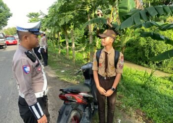 Operasi Keselamatan Pallawa 2025, Hari Ke-9 ,Kasat Lantas Polres Pinrang:Jadilah Pengguna Jalan Yang Taat Aturan Lalu lintas