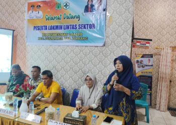 PKM Lampa Gelar Lokmin Lintas Sektor dan Forum Konsultasi Publik (FKP) Tahun 2025
