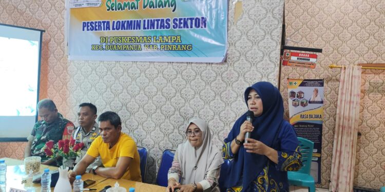 PKM Lampa Gelar Lokmin Lintas Sektor dan Forum Konsultasi Publik (FKP) Tahun 2025