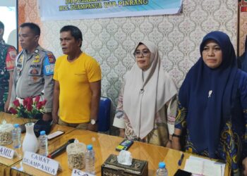 Kapolsek Duampanua IPTU Eko Prabowo Hadiri Lokmin Lintas Sektor dan FKP Puskesmas Lampa