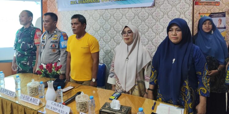 Kapolsek Duampanua IPTU Eko Prabowo Hadiri Lokmin Lintas Sektor dan FKP Puskesmas Lampa