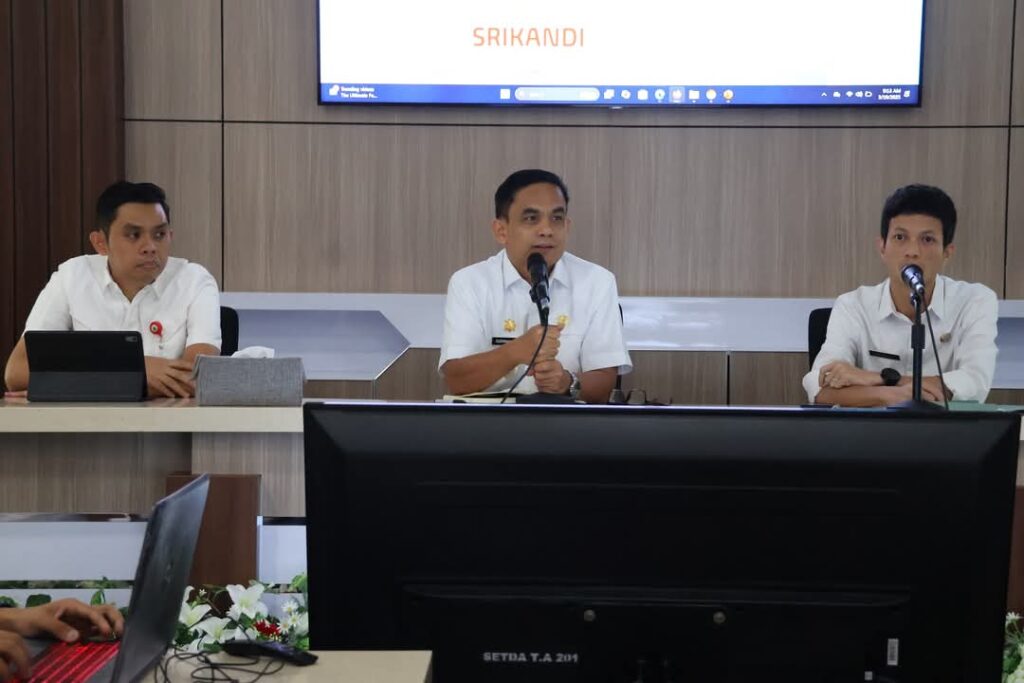 Wabup Sudirman Bungi, S.IP., M.Si., Pimpin Rapat Koordinasi Dihadiri Sejumlah OPD