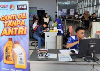 Jelang Mudik Lebaran 2025,Bengkel Resmi Suracojaya Abadi Motor Pinrang Kebanjiran Pelanggan