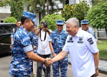 Bupati A.Irwan Hamid.S.Sos Terima Kunjungan Komandan Lanud Sultan Hasanuddin