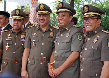 Bupati Pinrang H.A.Irwan Hamid Hadiri Apel Kesiapsiagaan Nasional Satuan Polisi Pamong Praja Kota Sengkang